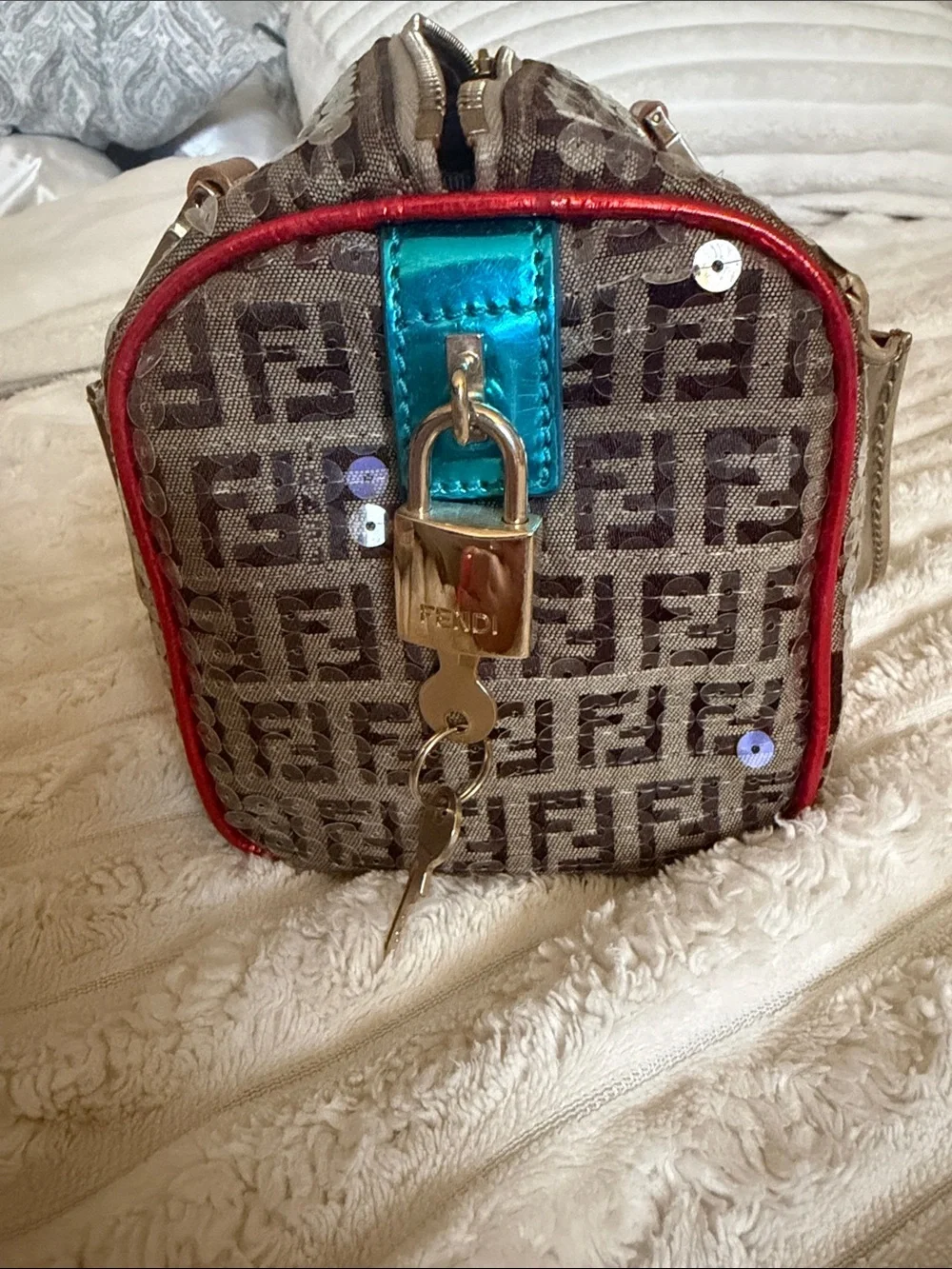 Fendi compact satchel